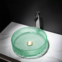 Badezimmer Glaswaschbecken...