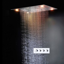 Bunter LED-Duschkopf mit...
