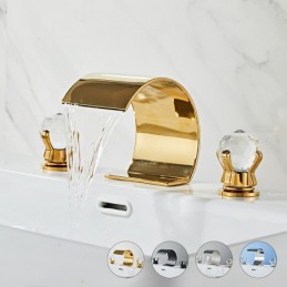 Badezimmerarmatur mit zwei...