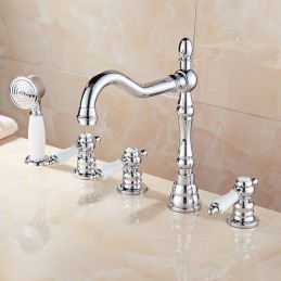 Chrom römische Badewanne...