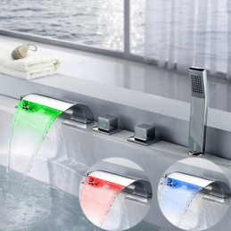 LED Chrom Römische Wanne...