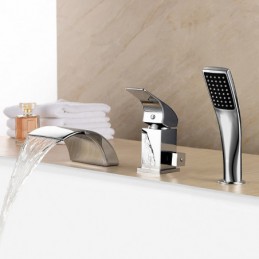 Chrom römische Badewanne...