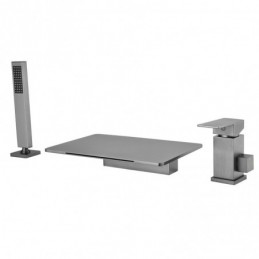 Gunmetal-Grau Massivem...