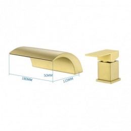 Gebürstetes Gold Eine...
