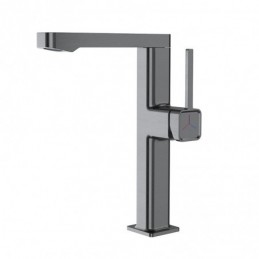 Hoch Stil Gunmetal-Grau...