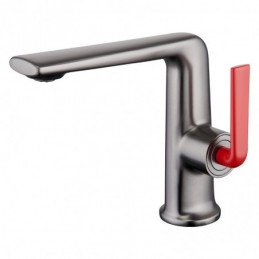 Gunmetal-Grau Mit Rot Griff...