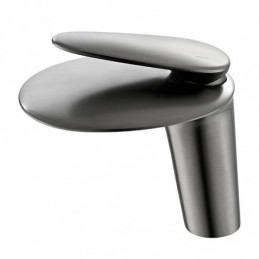 Gunmetal-Grau Badezimmer...