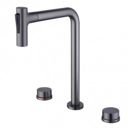 Gunmetal-Grau Geteilt-Typ...