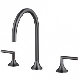 Gunmetal-Grau Massivem...