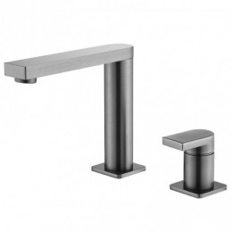 Gunmetal-Grau Massivem...