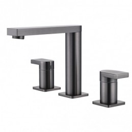 Gunmetal-Grau Massivem...