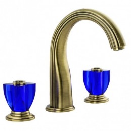 Gebürstetes Gold + Blau...