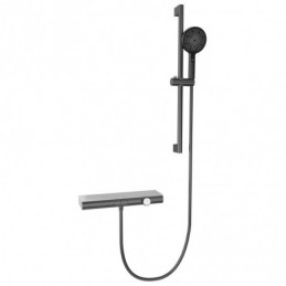 Rund Rohr-Gunmetal-Grau Aus...