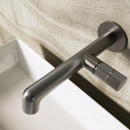 Gunmetal-Grau Massivem...