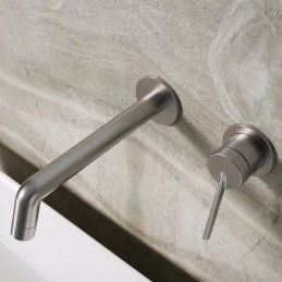 Gunmetal-Grau Badezimmer...