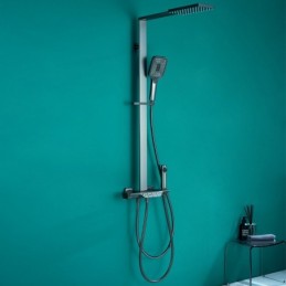 Quadratisch Stange Gunmetal...