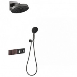 Gunmetal-Grau + Lila...