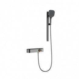 Gunmetal-Grau Massivem...