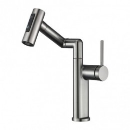Gunmetal-Grau Badezimmer...